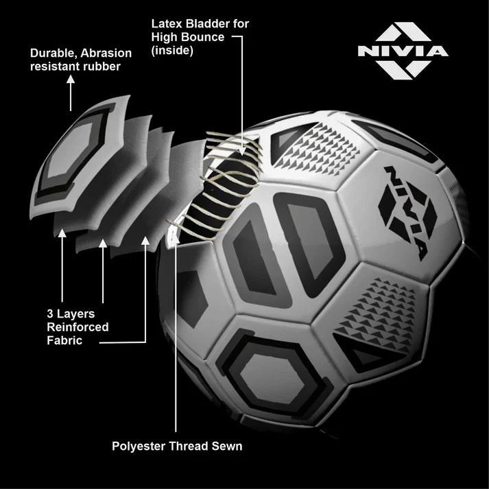 Classic Black & White Training Football