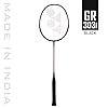 Yonex GR 303i Black Aluminium Badminton Racquet with Full Cover(Made in India)