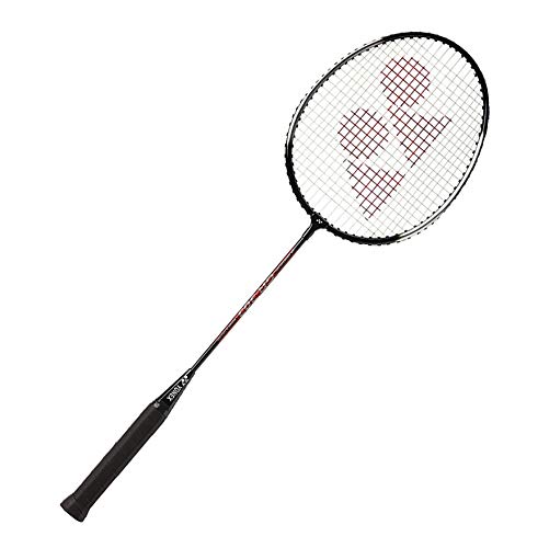 Yonex GR 303i Black Aluminium Badminton Racquet with Full Cover(Made in India)