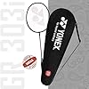 Yonex GR 303i Black Aluminium Badminton Racquet with Full Cover(Made in India)