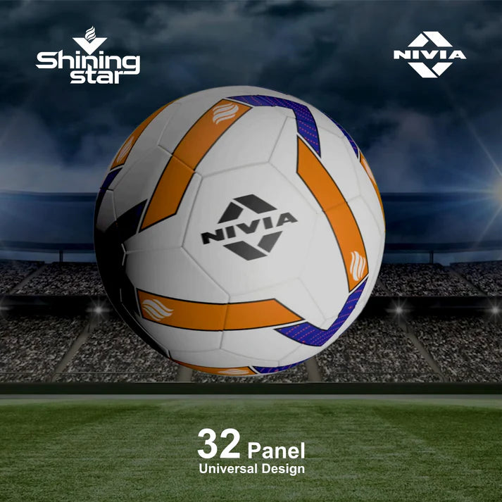 NIVIA Shining Star Hand-Stiched Match Football
